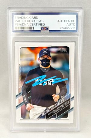 Valtteri Bottas Signed Card 2021 Topps Formula 1 #44 PSA/DNA