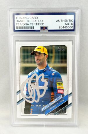 Daniel Ricciardo Signed Card 2021 Topps Formula 1 #29 PSA/DNA