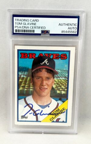 Tom Glavine Signed Rookie Card 1988 Topps #779 PSA/DNA