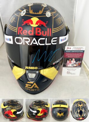 Max Verstappen Signed Helmet 1:1 2023 World Champion Red Bull Formula 1 F1 JSA