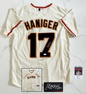 Mitch Haniger Signed Jersey San Francisco Giants JSA