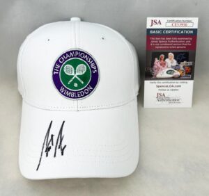 Andre Agassi Signed Hat Wimbledon Champion JSA 1