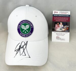 Steffi Graf Signed Hat Wimbledon Champion JSA