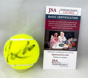 Jakub Mensik Signed Tennis Ball JSA 1