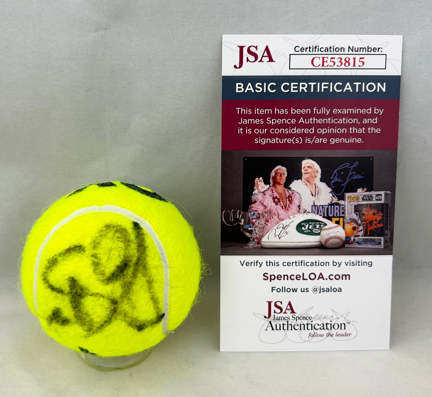 Steffi Graf Signed Tennis Ball Australian Open JSA
