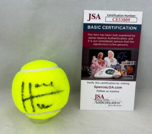 Hubert Hurkacz Signed Tennis Ball JSA