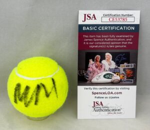 Mirra Andreeva Signed Tennis Ball JSA 1