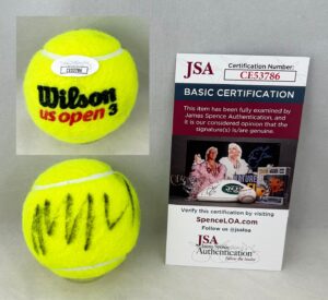 Mirra Andreeva Signed Tennis Ball US Open JSA