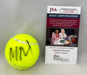Mirra Andreeva Signed Tennis Ball JSA 3