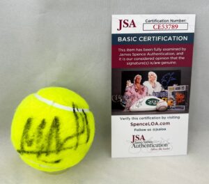 Mirra Andreeva Signed Tennis Ball JSA 4