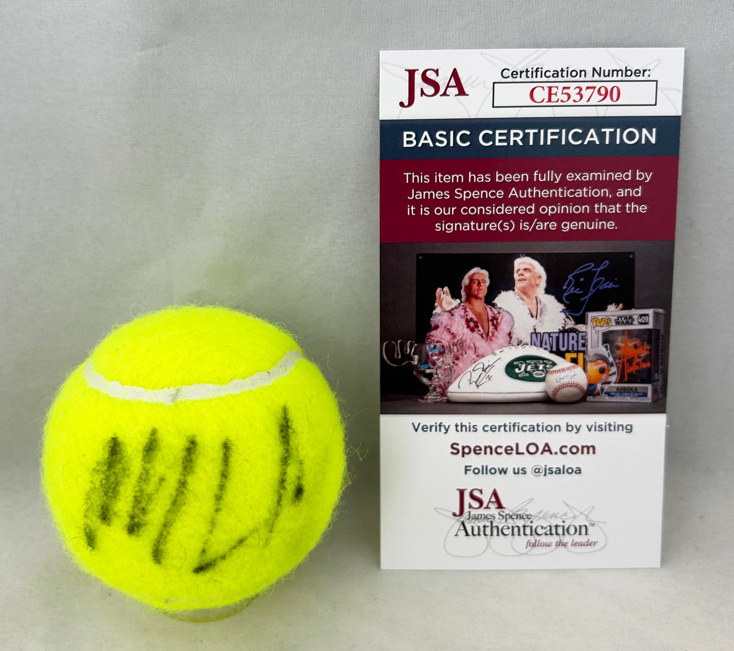 Mirra Andreeva Signed Tennis Ball JSA 5
