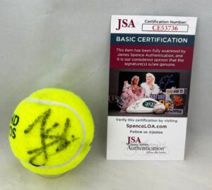 Francesca Schiavone Signed Tennis Ball Roland Garros French Open JSA