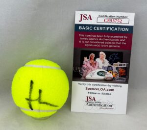 Holger Rune Signed Tennis Ball JSA