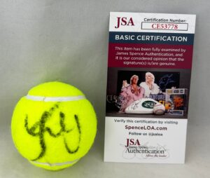 Taylor Fritz Signed Tennis Ball JSA