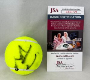Taylor Fritz Signed Tennis Ball JSA 1