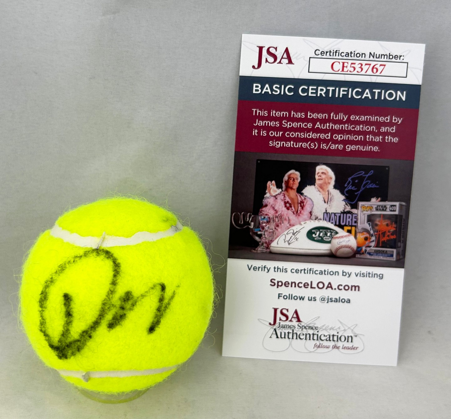 Jack Draper Signed Tennis Ball JSA 2
