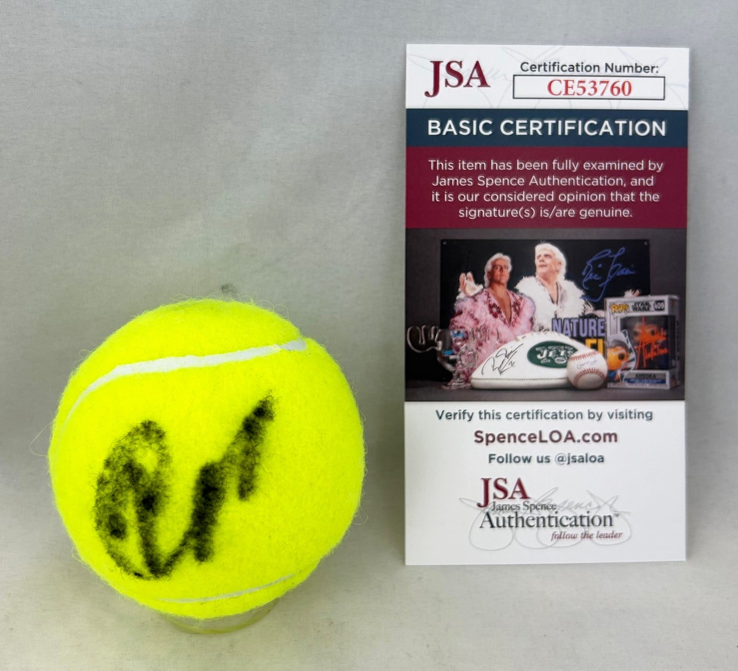 Jessica Pegula Signed Tennis Ball JSA 2