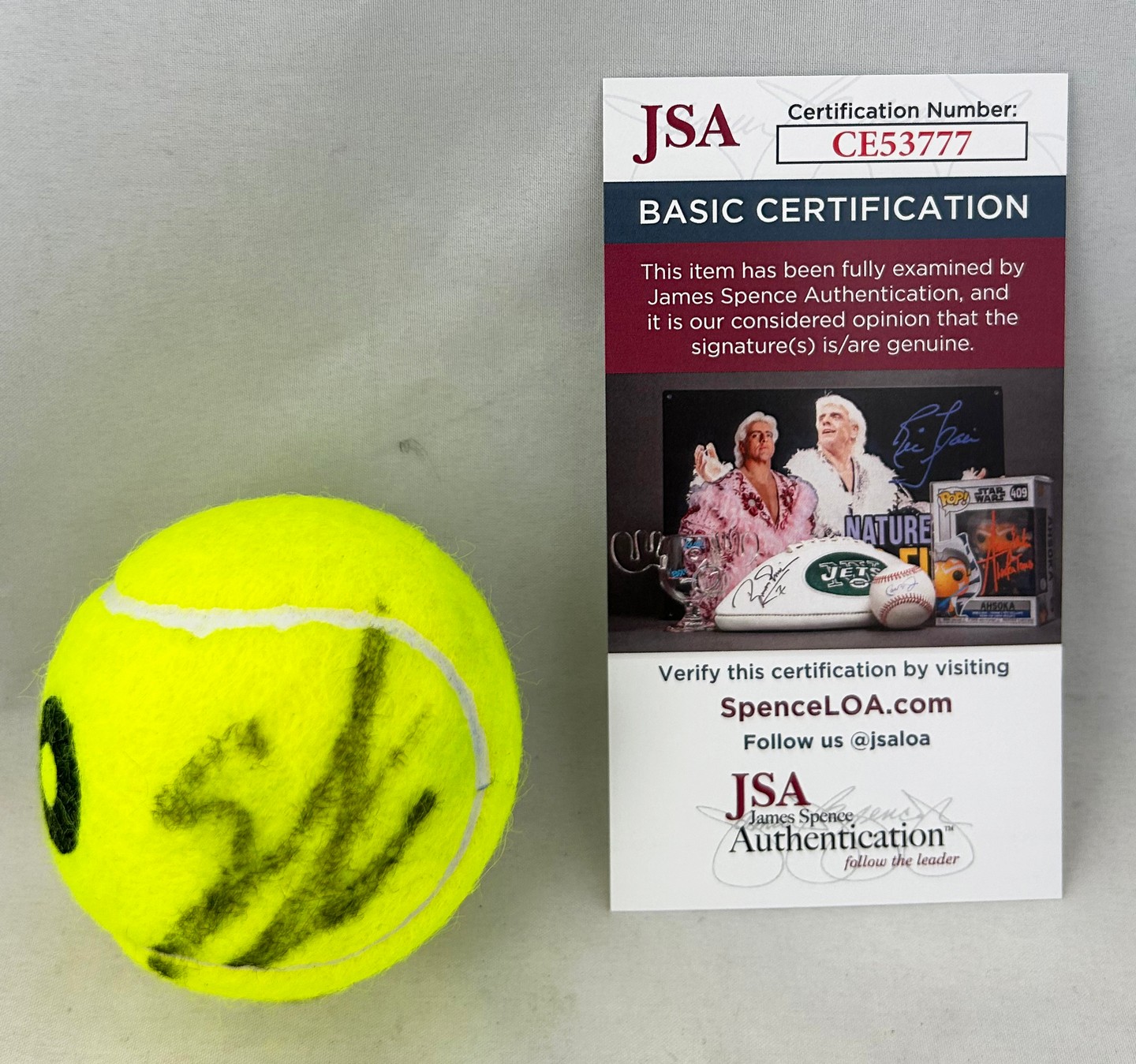 Aryna Sabalenka Signed Tennis Ball Australian Open JSA 4