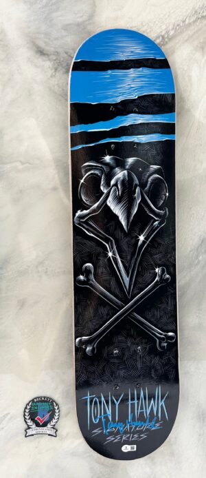 Tony Hawk Signed Skateboard Signature Series Birdhouse Beckett BAS 3