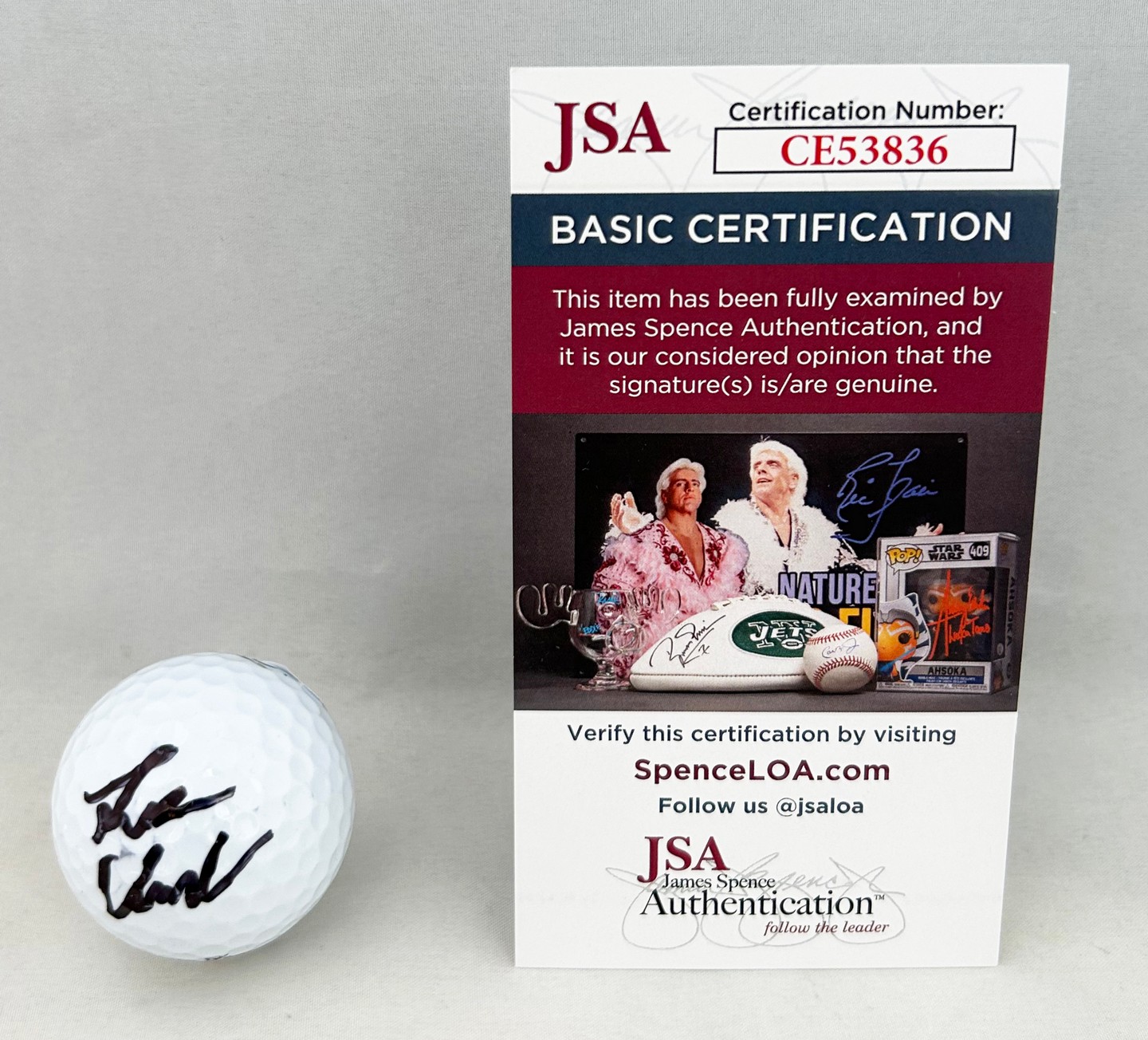 Luke Clanton Signed Golf Ball JSA