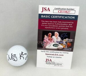 Megan Khang Signed Golf Ball JSA