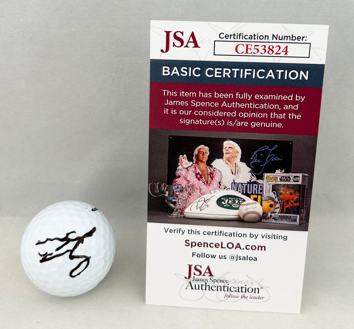 Donald Trump Jr Signed Golf Ball JSA