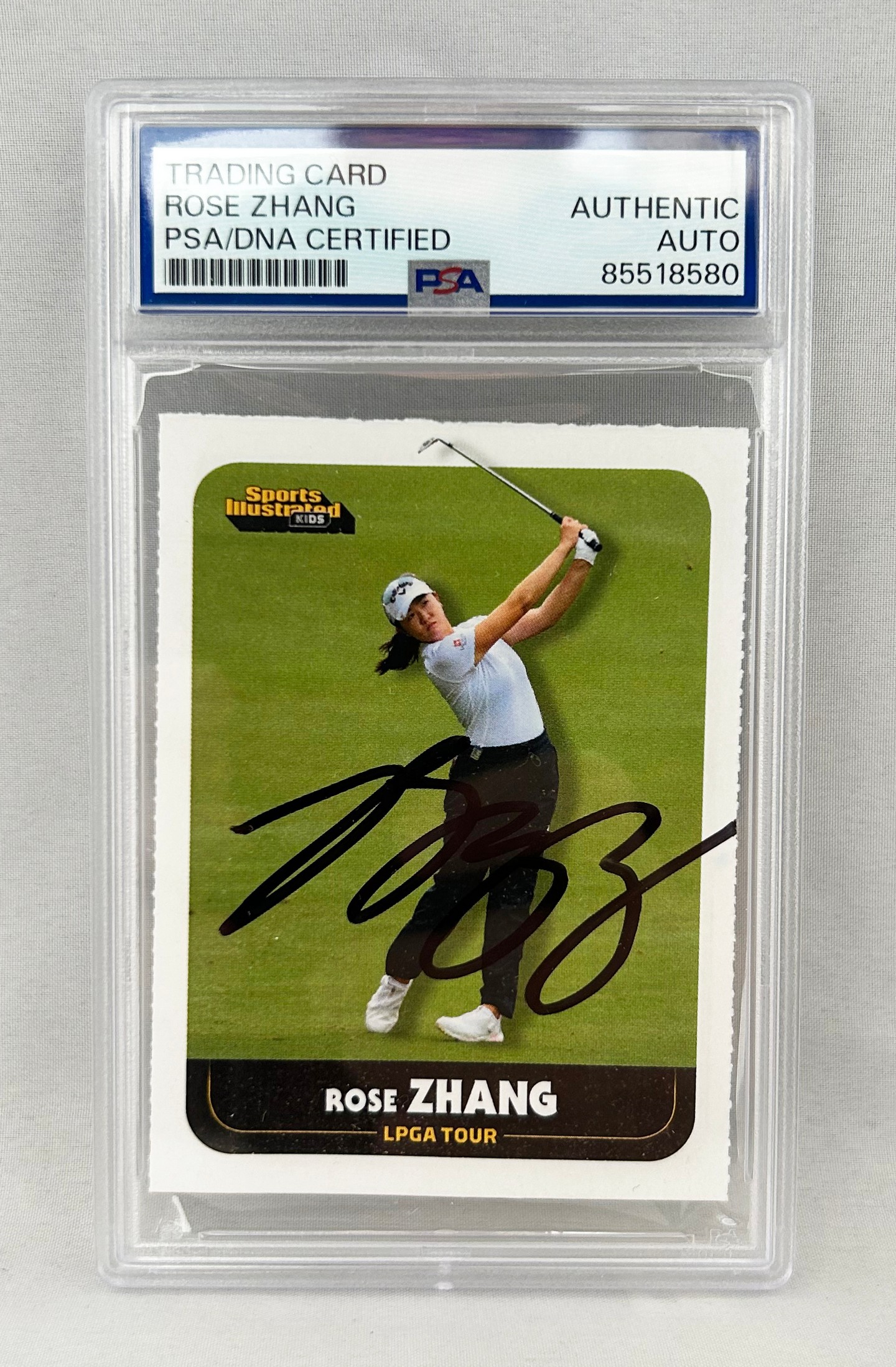 Rose Zhang Signed Rookie Card 2023 SI for Kids #1094 PSA/DNA