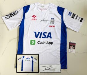Isack Hadjar Signed Shirt Visa Cash App Racing Bulls Formula 1 F1 JSA