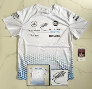 Alex Albon Signed Shirt Williams Racing Formula 1 F1 JSA 3