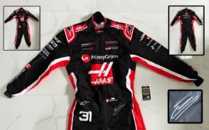Esteban Ocon Signed Race Suit 2025 Season Haas Formula 1 F1 JSA