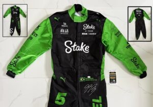 Gabriel Bortoleto Signed Race Suit 2025 Season Stake Formula 1 F1 JSA