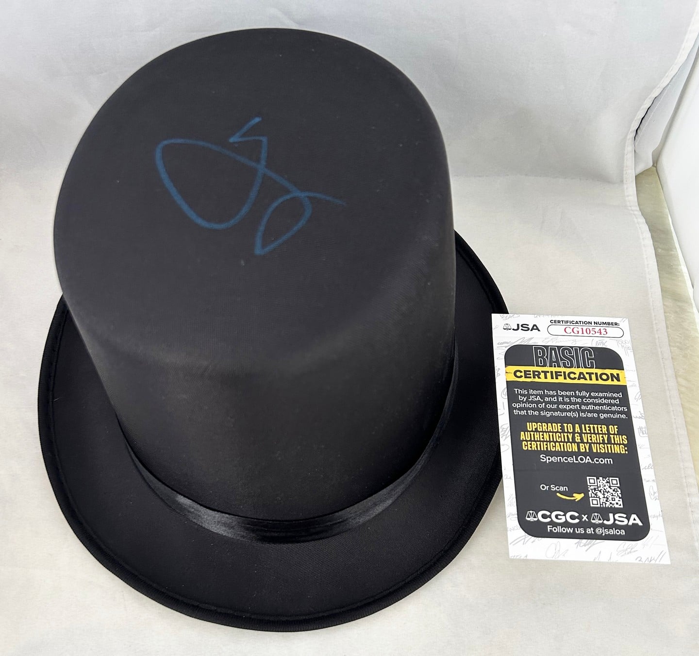 Hugh Jackman Signed Top Hat The Greatest Showman JSA