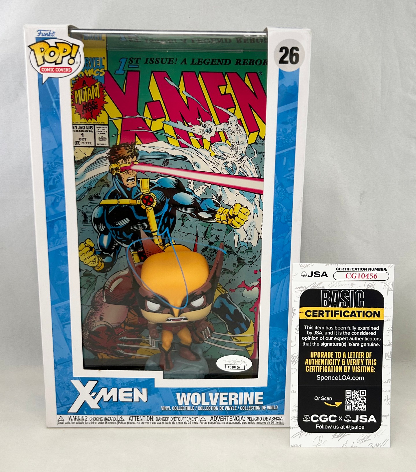 Hugh Jackman Signed Funko Pop X-Men Wolverine #26 JSA