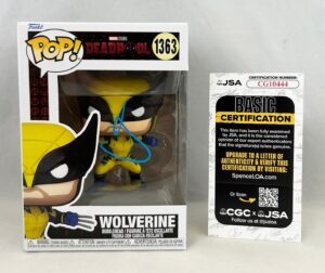 Hugh Jackman Signed Funko Pop X-Men Wolverine Deadpool #1363 JSA