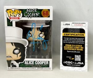 Alice Cooper Signed Funko Pop JSA 1
