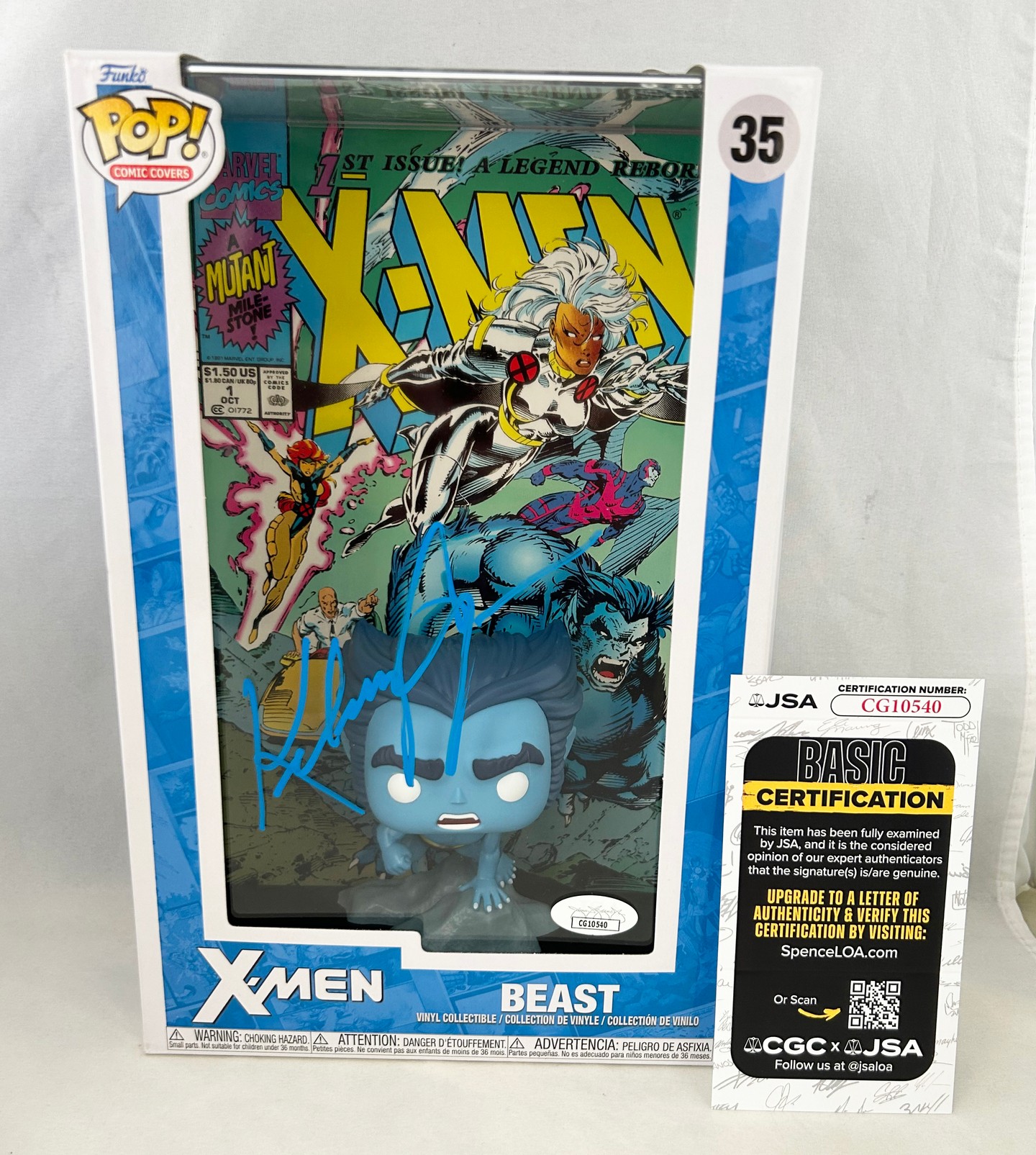 Kelsey Grammer Signed Funko Pop X-Men Beast #35 JSA 1
