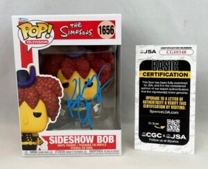 Kelsey Grammer Signed Funko Pop Simpsons Sideshow Bob #1656 JSA2