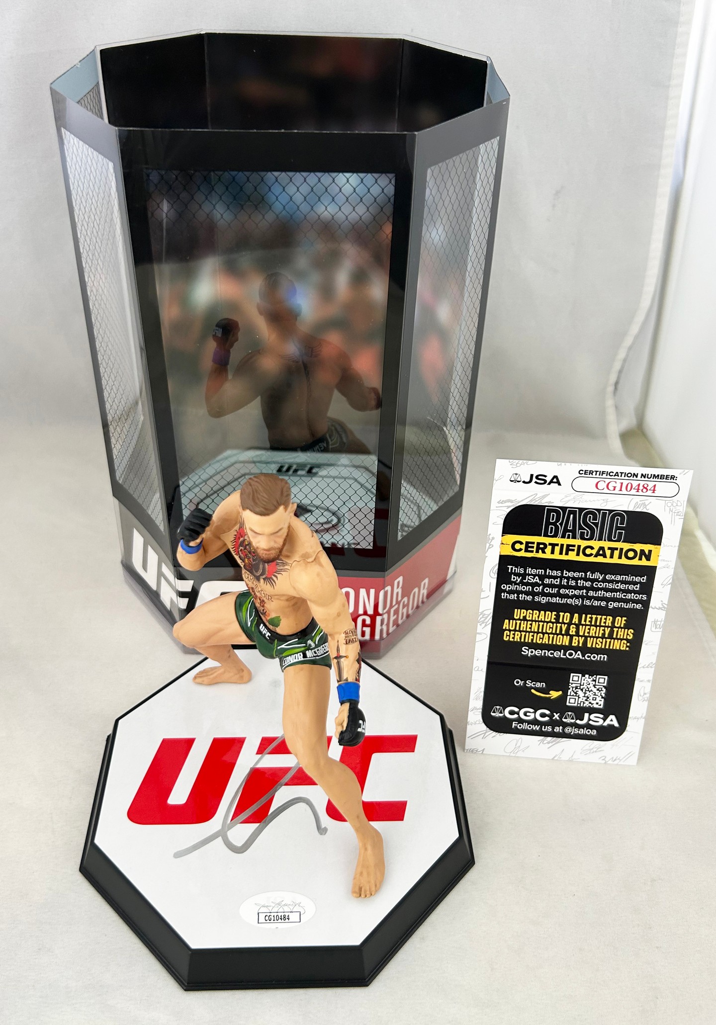 Conor McGregor Signed Action Figure UFC MMA JSA