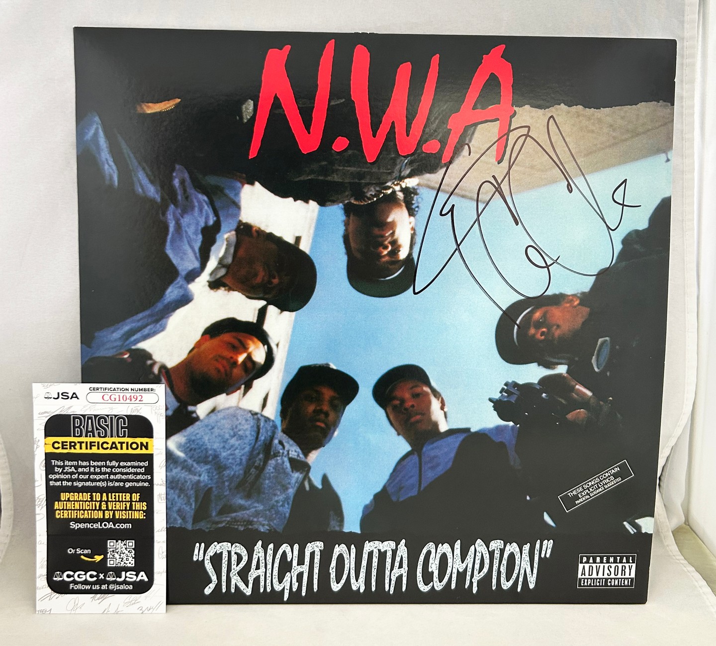 Ice Cube Signed Vinyl LP Album JSA 1