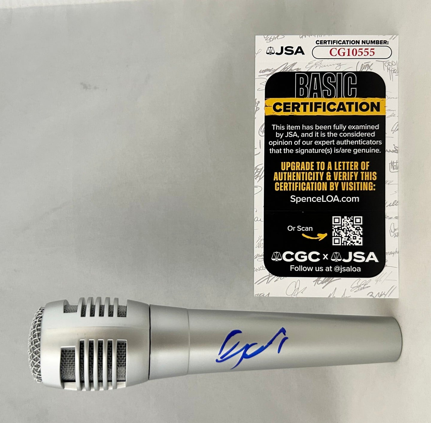 Geri Halliwell Signed Microphone Ginger Spice Girls JSA 1