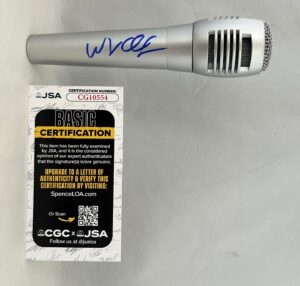 Wyclef Jean Signed Microphone Fugees JSA