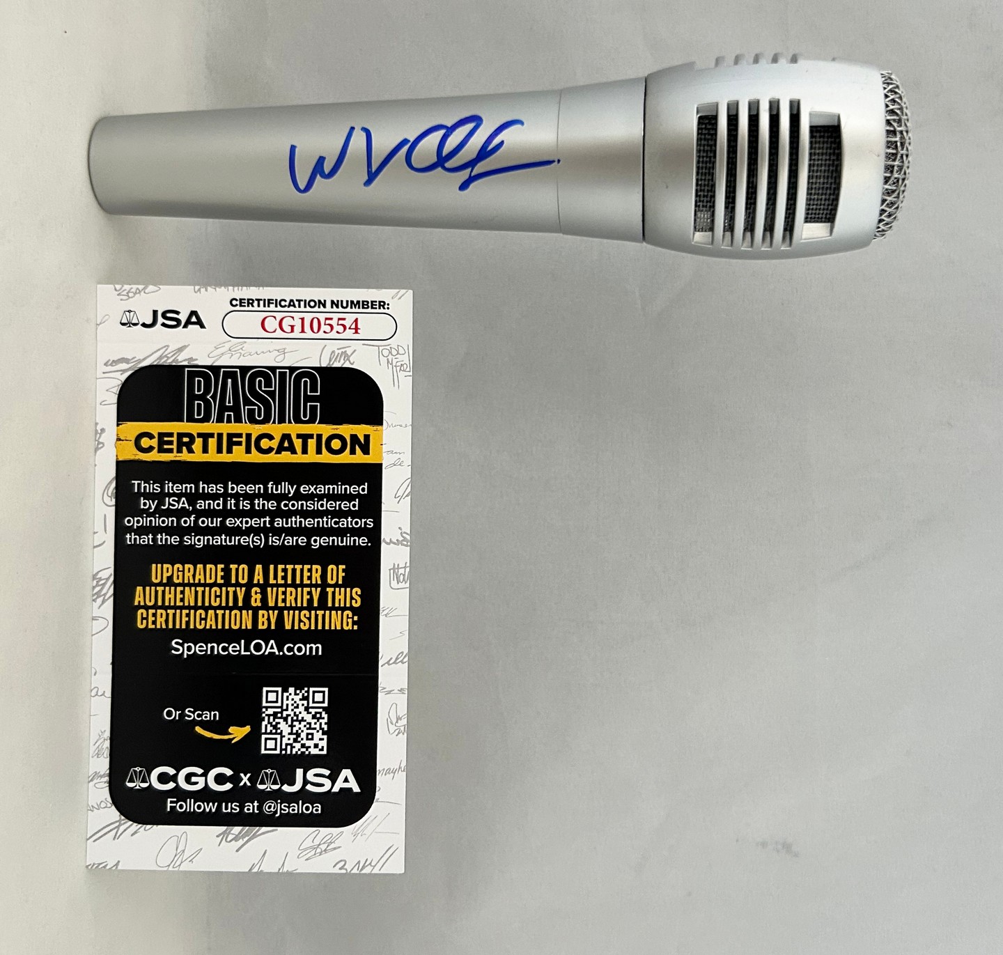 Wyclef Jean Signed Microphone Fugees JSA