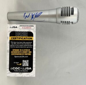 Wyclef Jean Signed Microphone Fugees JSA 1