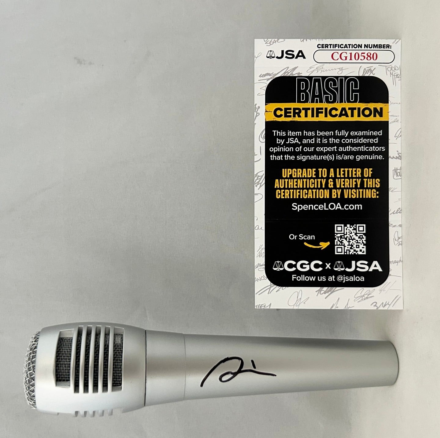 Rivers Cuomo Signed Microphone Weezer JSA