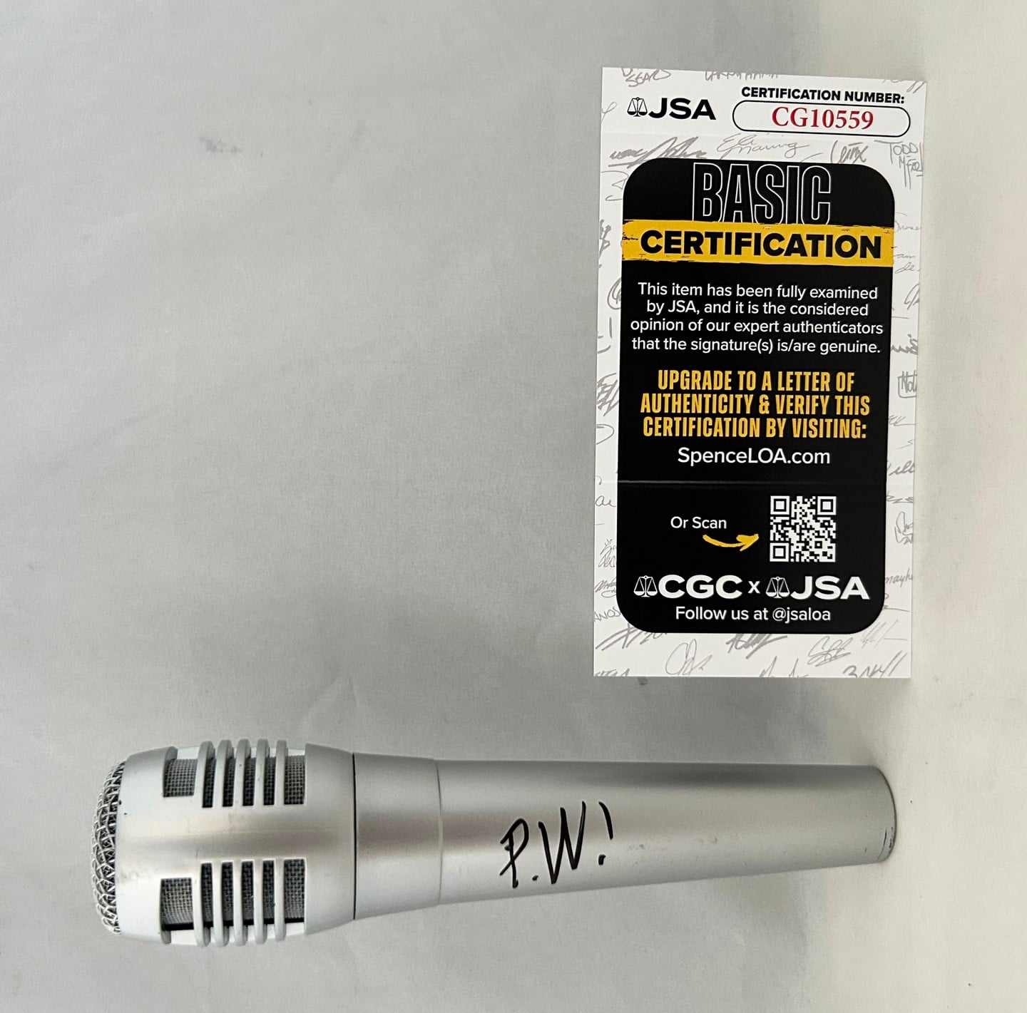 Pharrell Williams Signed Microphone JSA 1