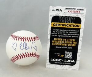 Elle Macpherson Signed Baseball Super Model JSA