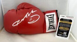 Sugar Ray Leonard Signed Boxing Glove JSA