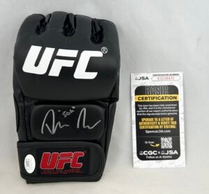 Dan Ige Signed UFC Glove JSA 1