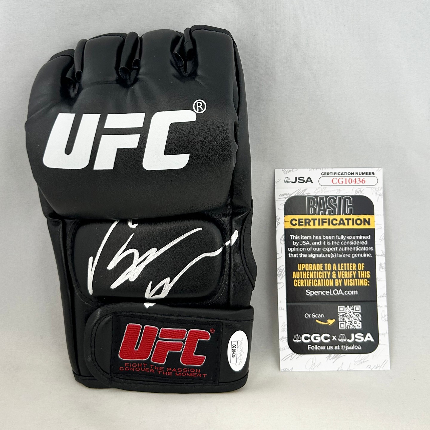 Dustin Poirier Signed UFC Glove JSA