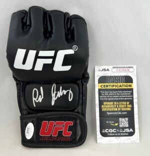 Red Dela Cruz Signed UFC Glove JSA